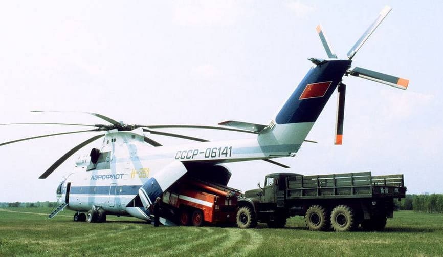 Mi-26 helicopters