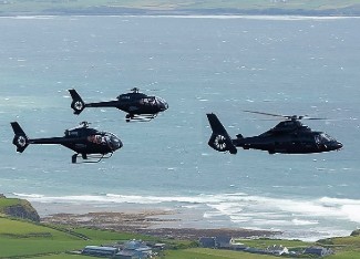 Helicopters from Europe and USA