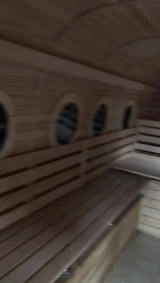 Bath or sauna in a Mi-8 helicopter