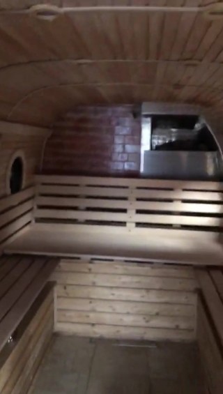 Bath or sauna in a Mi-8 helicopter