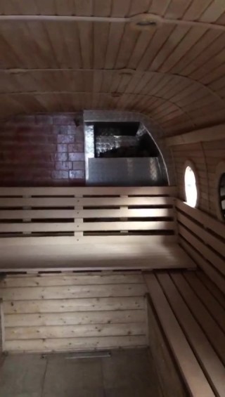 Bath or sauna in a Mi-8 helicopter