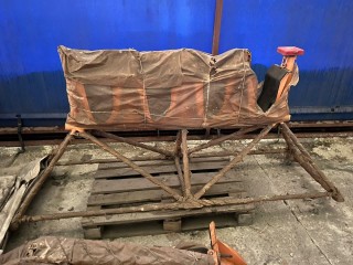 Stand for Mi-26 helicopter blades