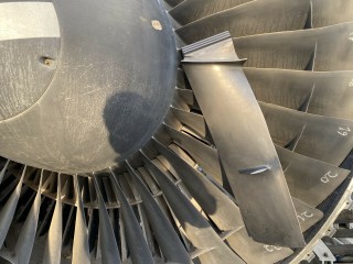 RB-211 aviation engine blade