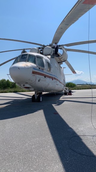 Mi-26T helicopter