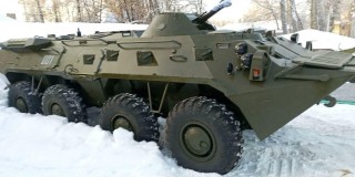 BTR-80 for installation on a pedestal