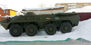 BTR-80 for installation on a pedestal