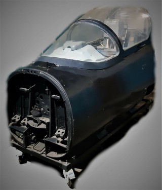 The cockpit of the L-39 aircraft
