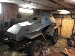 Armored car "BA-64", replica