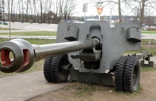 100-mm field gun (BS-3), exhibit