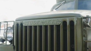 Model of the Studebaker with a model of the BM-13 Katyusha system