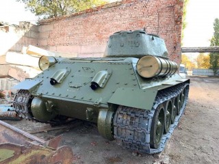 T-34-85 tank for a pedestal