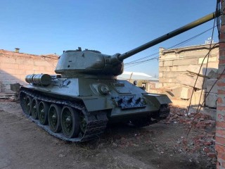 T-34-85 tank for a pedestal