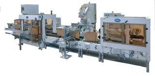 Automatic packing and palletizing line