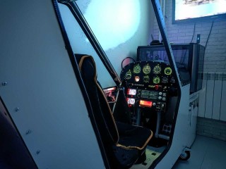 Layout of the aircraft cabin "PIPER SUPER CUB"