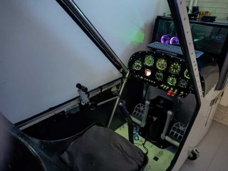 Layout of the aircraft cabin "PIPER SUPER CUB"