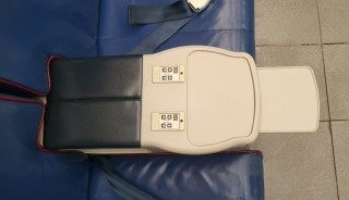 Business class chairs from the Boeing aircraft