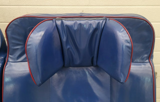 Business class chairs from the Boeing aircraft