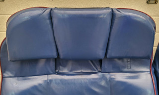 Business class chairs from the Boeing aircraft