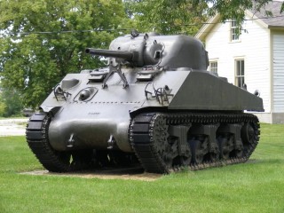 Tank M4 Sherman.