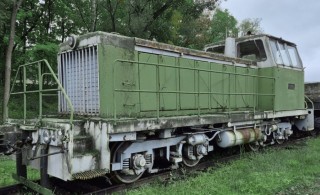 Diesel locomotive TGM40 shunting