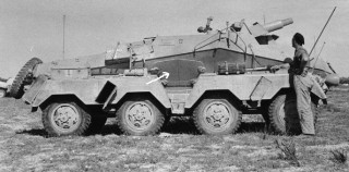 Armored door of Wehrmacht eight-wheelers