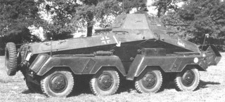 Armored door of Wehrmacht eight-wheelers