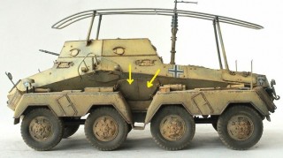 Armored door of Wehrmacht eight-wheelers