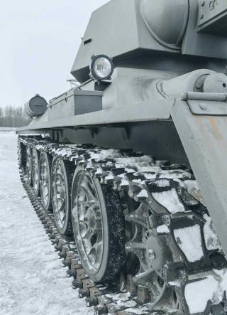 Model of the T-34-76 tank