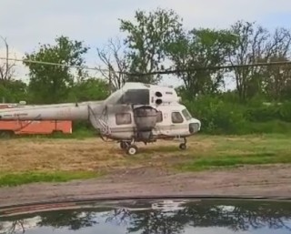 Two Mi-2 helicopters