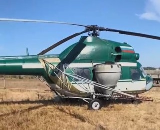 Two Mi-2 helicopters