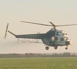 Two Mi-2 helicopters