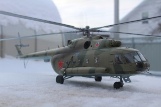Bath or sauna in a Mi-8 helicopter