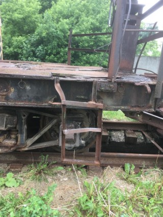 Wagon, old axles