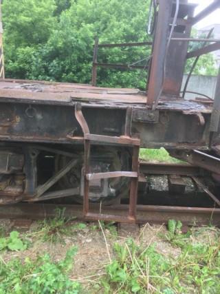 Wagon, old axles