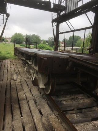 Wagon, old axles