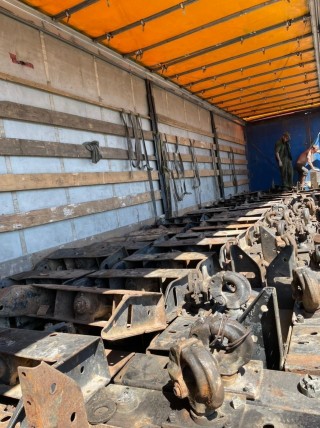 Wheels, spare parts for the Urals