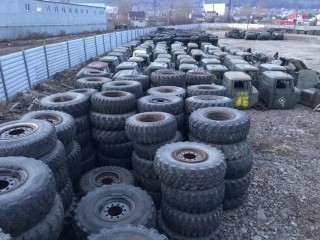 Wheels, spare parts for the Urals