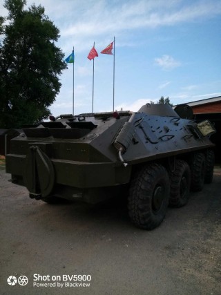 BTR-60 after restoration