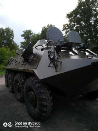 BTR-60 after restoration