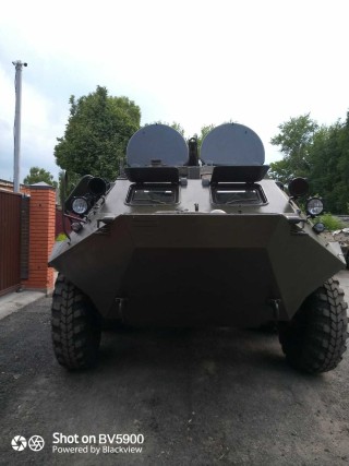 BTR-60 after restoration
