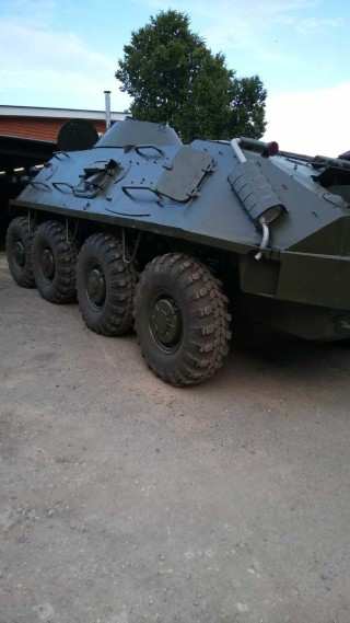 BTR-60 after restoration
