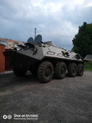 BTR-60 after restoration