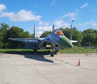 Model of the Su-27 aircraft