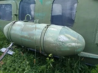 Outboard fuel tank of the Mi-2 helicopter
