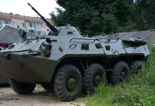 BTR-80 for pedestal