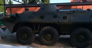 BTR-80 for pedestal