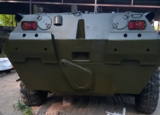 BTR-80 for pedestal