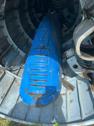 Tail and end beams of the Mi-8 helicopter for a model