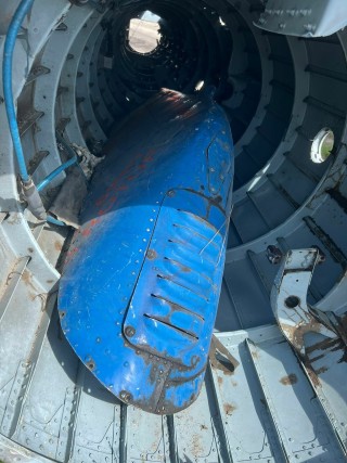 Tail and end beams of the Mi-8 helicopter for a model