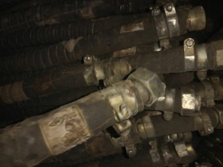 Manual pump pumping BKF-4 and others.